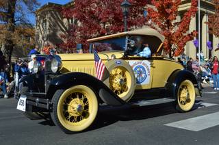 A Model A from Humboldt County rides in the annual Nevada Day parade in Carson City on Oct. 26, 2013.